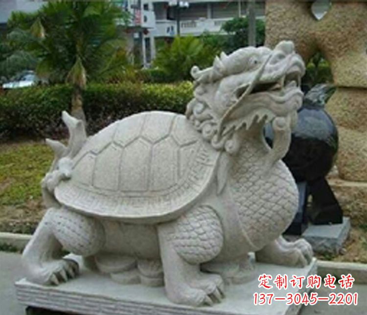 广东大理石铜钱龙雕塑