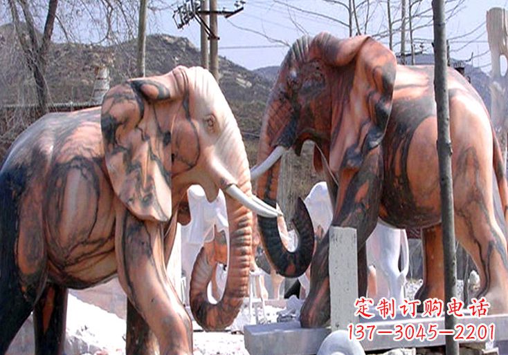 广东精美大象雕塑