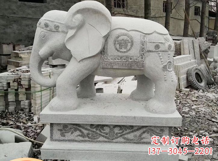 广东大象石雕壁画