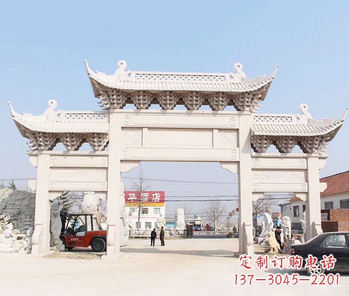 广东精美牌坊雕塑
