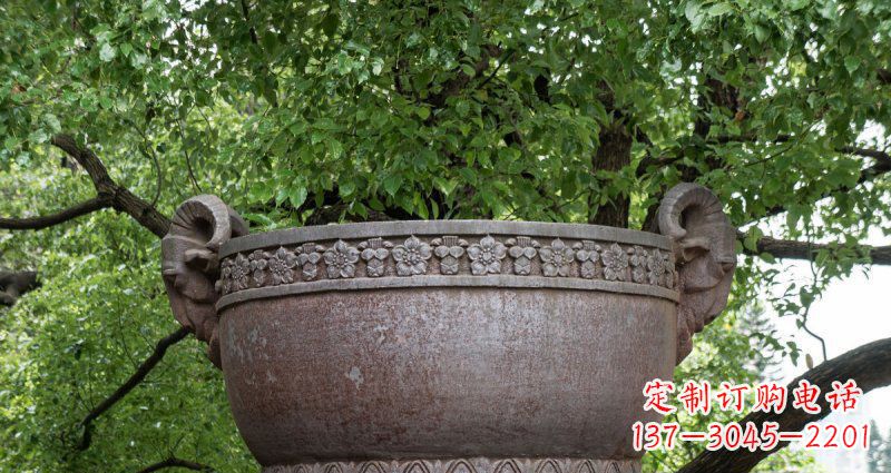 广东中领雕塑仿古水缸铜雕