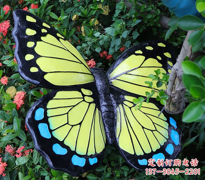 广东玻璃钢蝴蝶雕塑