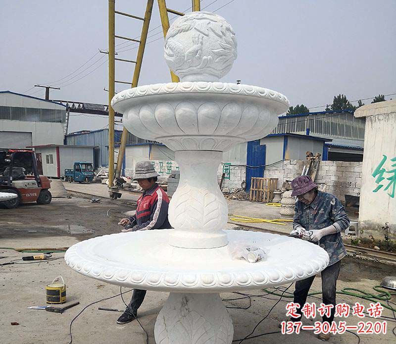 广东风水球喷泉石雕1