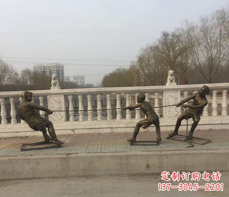 广东中领雕塑 | 铜雕像,营造欢乐的童年回忆