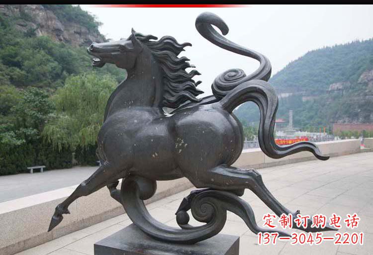 广东公园奔马铜雕 (2)