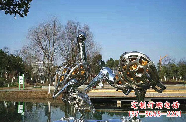 广东手工制作的可爱丹顶鹤雕塑