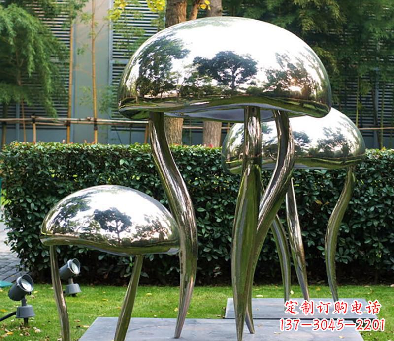 广东艺术水母不锈钢雕塑