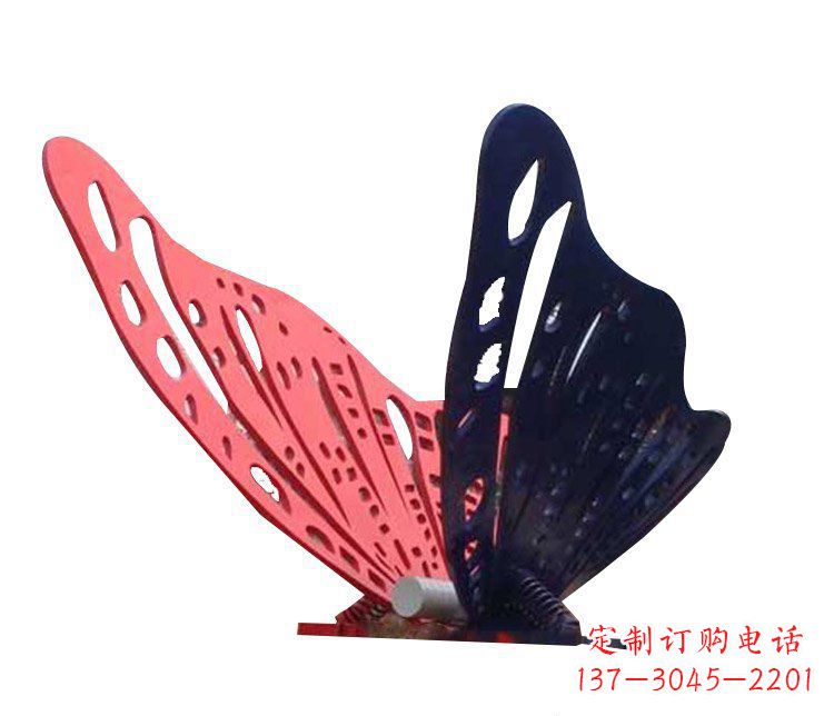 广东精致纯粹,不锈钢蝴蝶雕塑