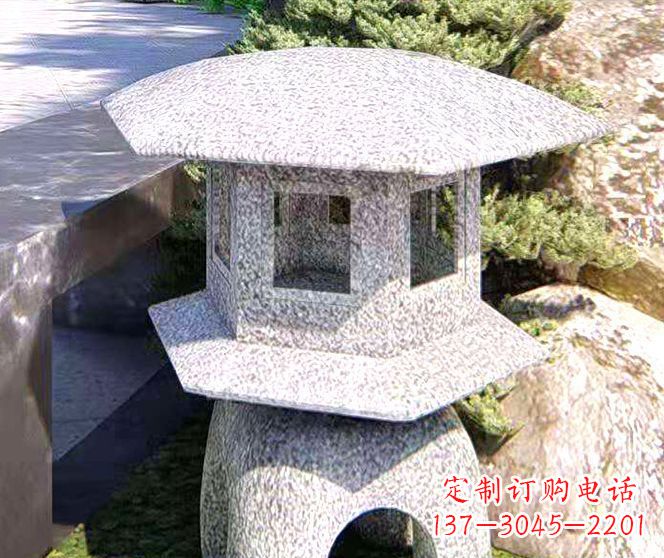 广东公园景观小型石灯雕塑 (2)