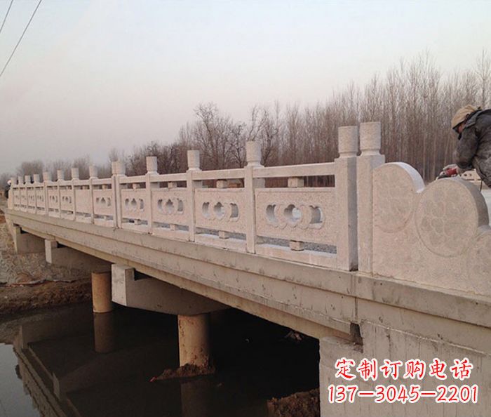 广东公园石桥栏板大理石雕塑