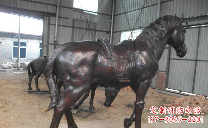 广东公园铜马动物铜雕