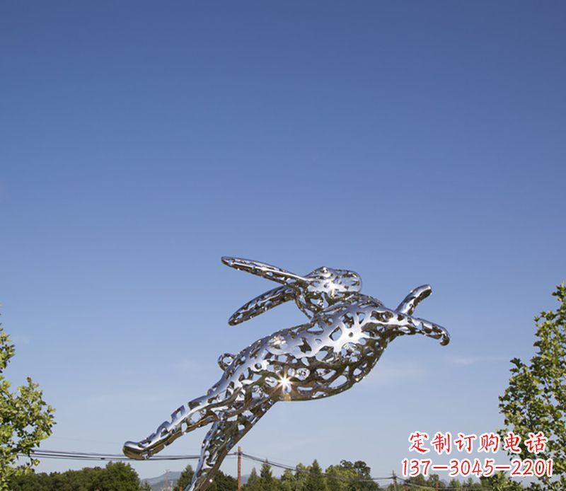 广东不锈钢兔子雕塑