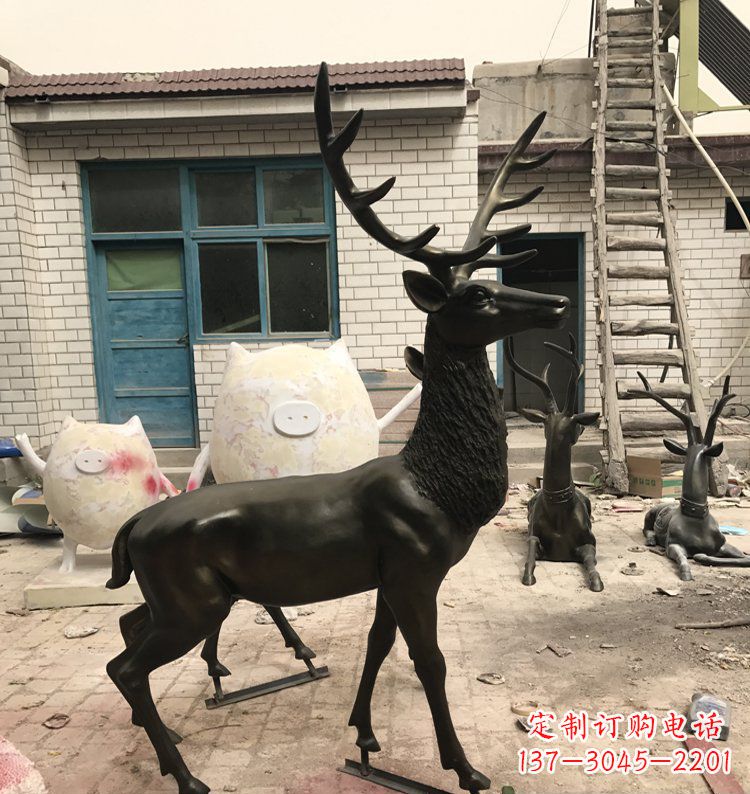 广东公园动物铜雕