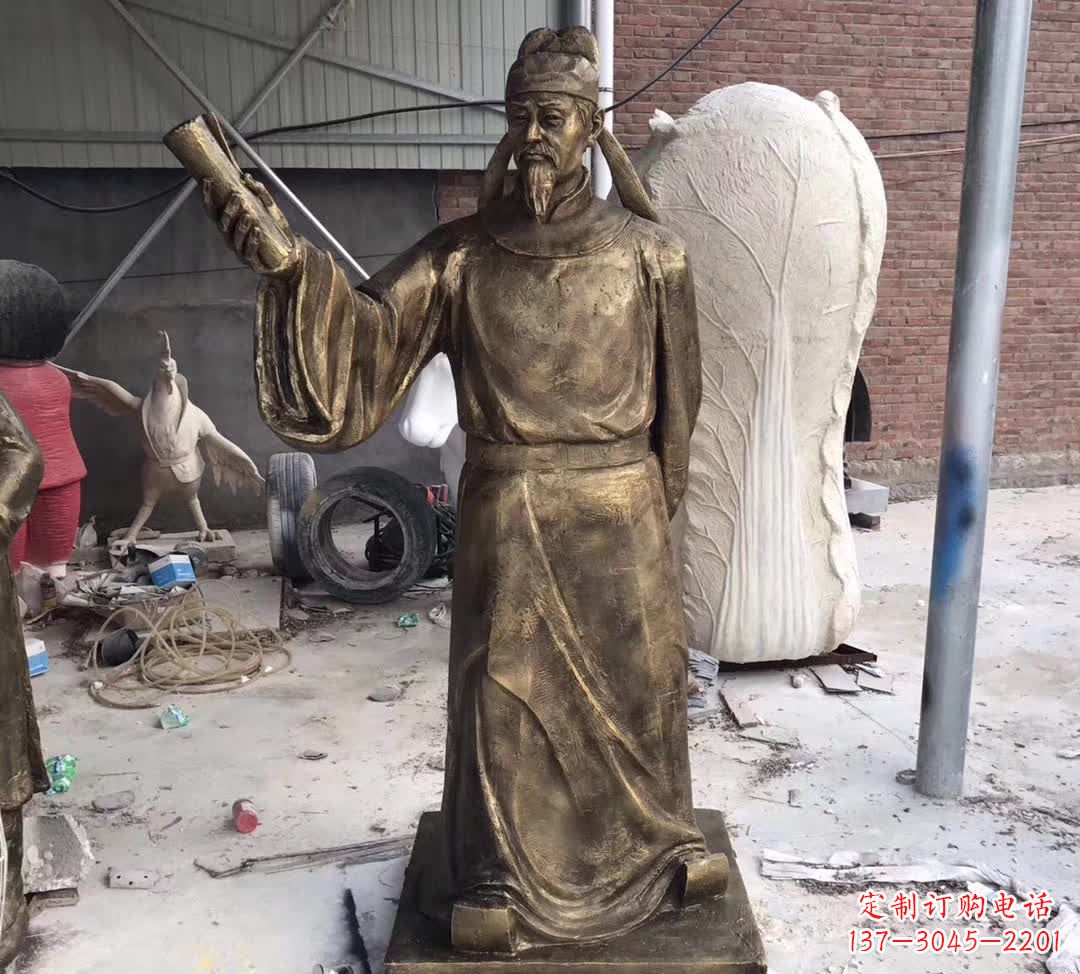 广东龙韵铜雕——歌颂古代大文豪李白
