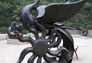 广东天四灵朱雀神鸟雕塑——象征希望的贵族精神