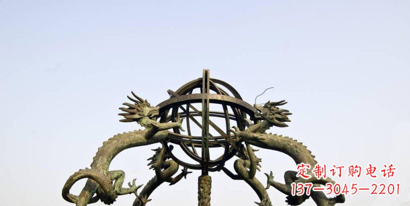 广东传承中国古代文化，浑天仪铜雕——让精致的往事重现