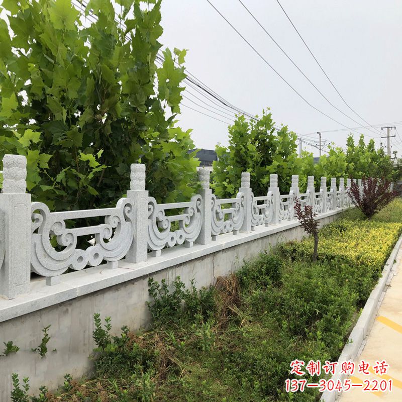 广东汉白玉石栏杆