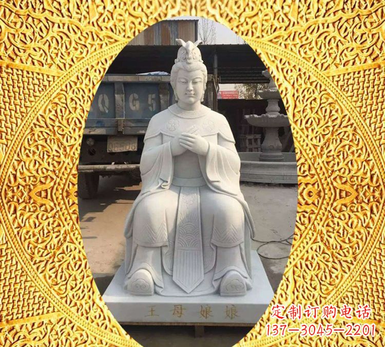 广东中领雕塑汉白玉神像雕塑