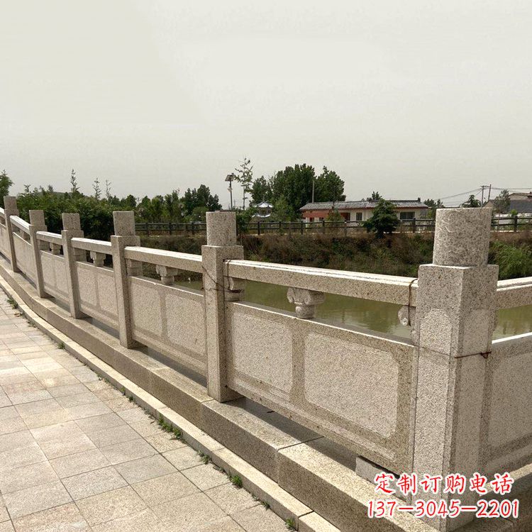 广东中领雕塑河道石栏板雕塑:定制精美绝伦