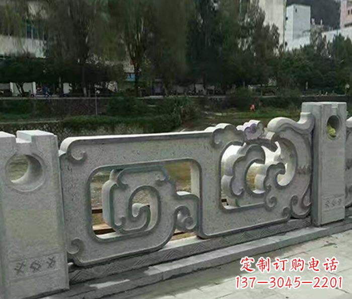 广东护城河建筑石雕栏板