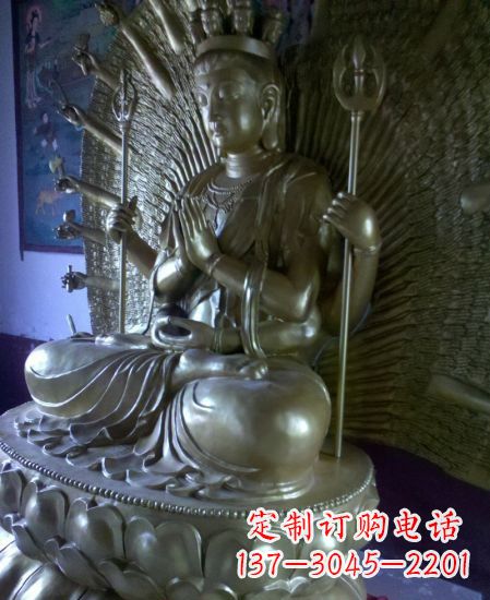 广东中领雕塑：高质量黄铜佛像雕塑