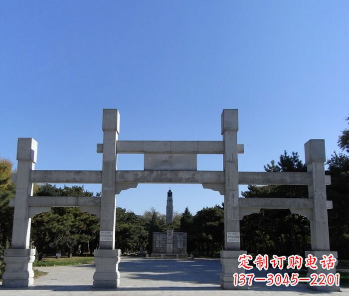 广东中领雕塑石雕牌坊定制