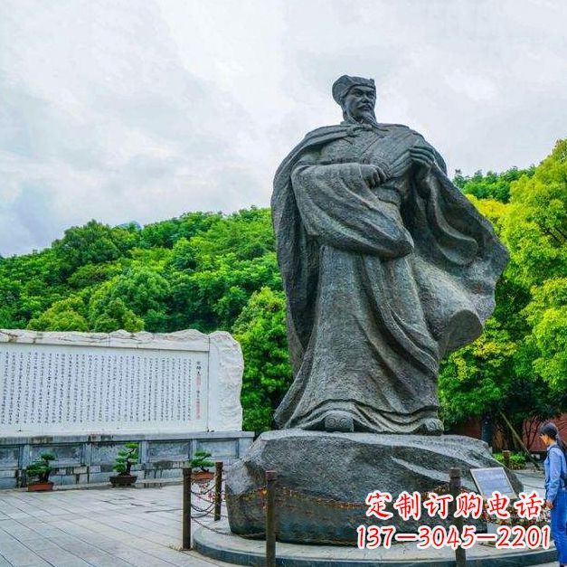 广东汇聚历史荣光——中领雕塑诸葛亮雕塑