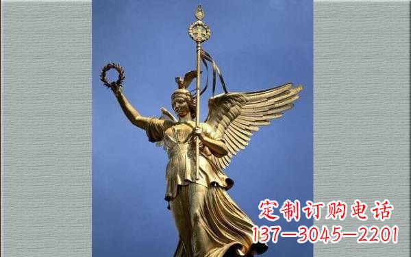 广东优雅的胜利女神铜雕