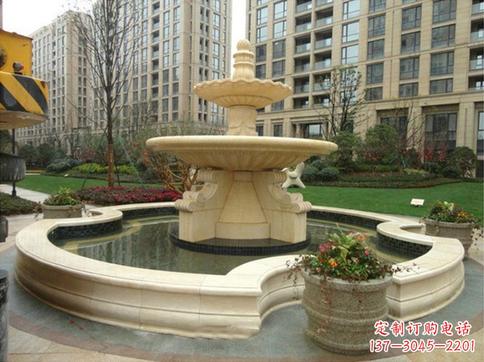 广东石雕中式喷泉