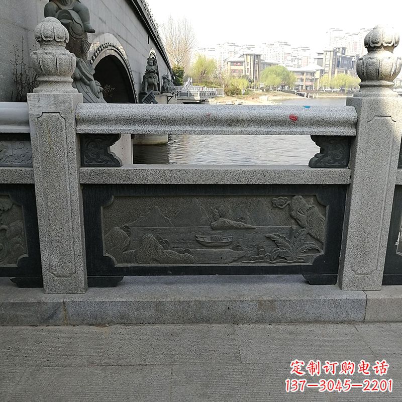 广东石栏板雕刻