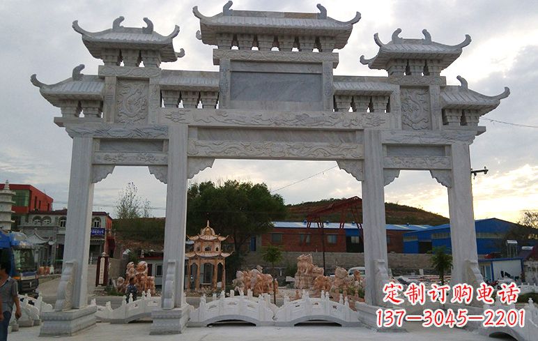 广东石牌坊雕刻