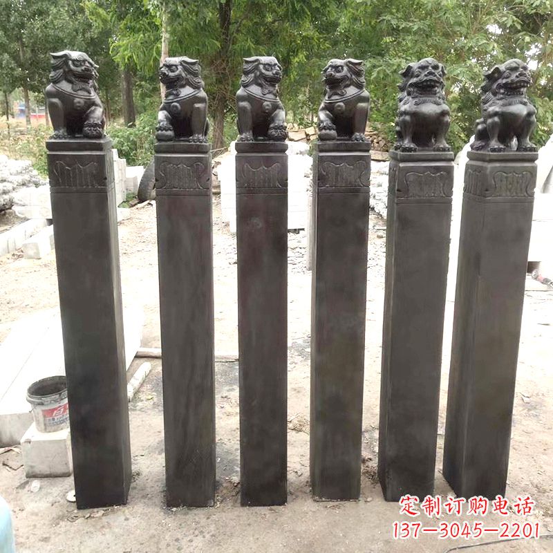 广东拴马桩雕塑
