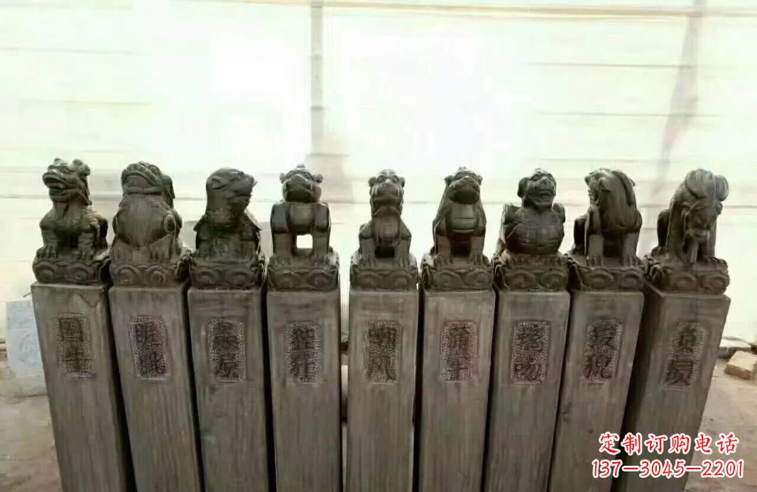 广东栓马桩石雕