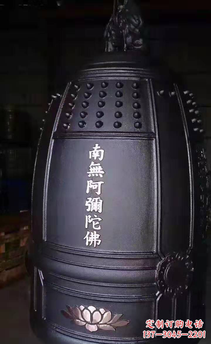 广东寺庙铜钟雕塑户外景观雕塑