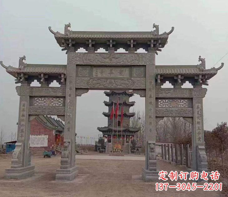 广东寺院石牌坊