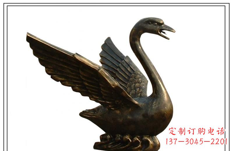 广东天鹅喷泉铜雕