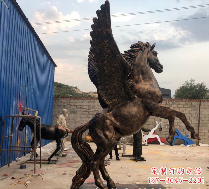 广东铜雕飞马雕塑