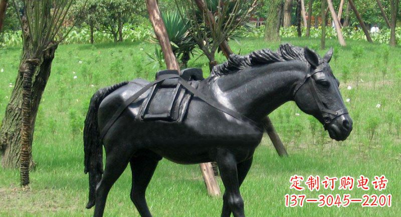 广东铜雕马公园动物雕塑 (2)