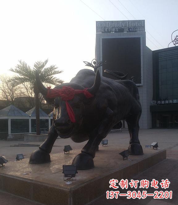 广东铜雕牛公园动物雕塑
