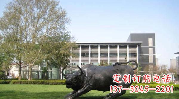 广东铜雕牛公园动物雕塑 (2)