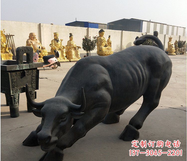广东铜雕牛广场动物景观摆件 (6)