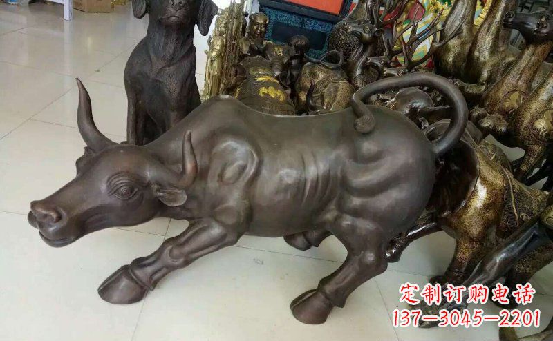 广东铜雕牛广场动物景观摆件 (5)