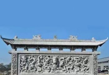 广东石雕浮雕影壁塑——高雅时尚的室内艺术装饰