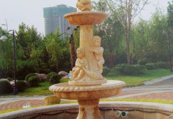 广东石雕喷泉龙头——美观优雅的水景定制