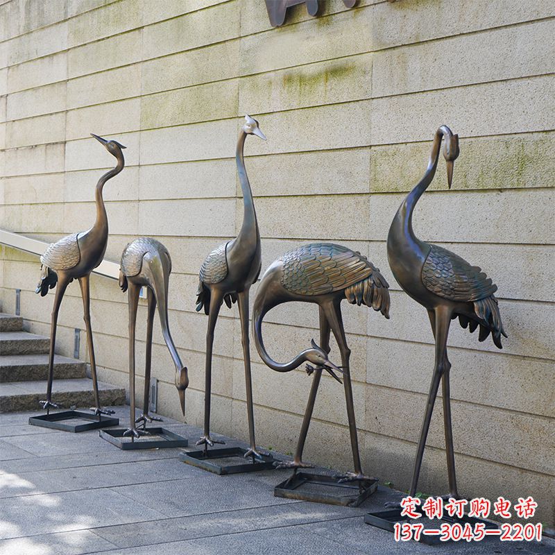 广东仙鹤不锈钢雕塑