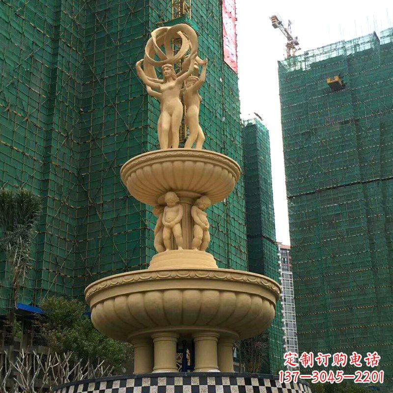 广东小区大型欧式人物景观喷泉