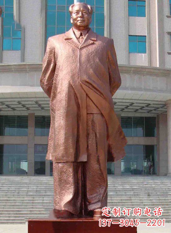 广东校园毛主席铜像
