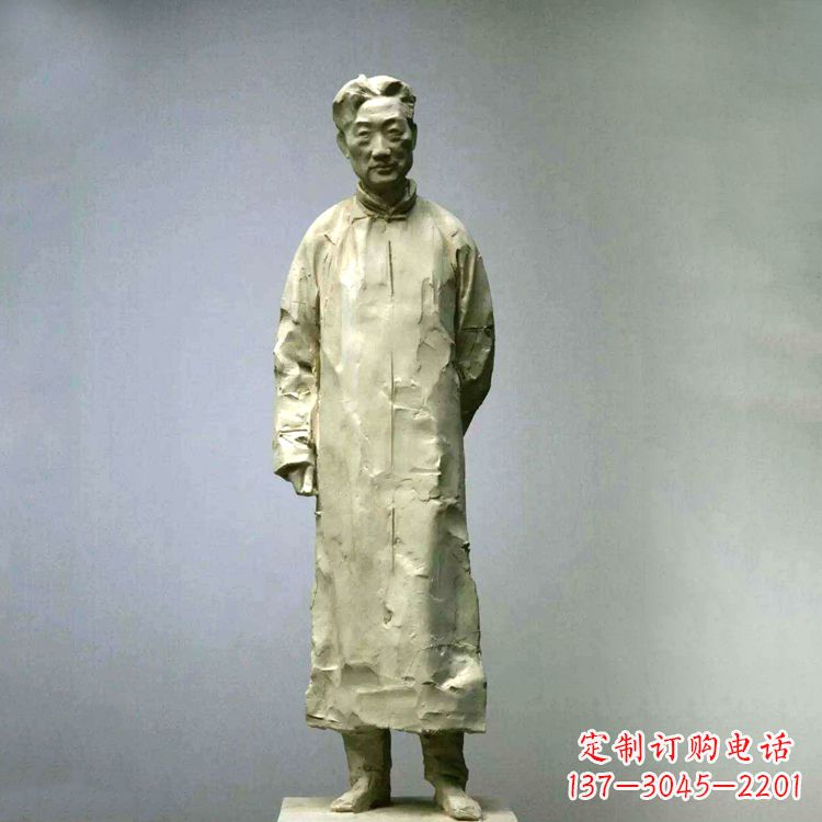 广东徐悲鸿雕塑像石雕历史名人雕像
