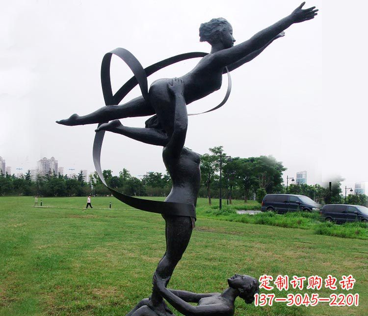 广东艺术体操运动员雕塑