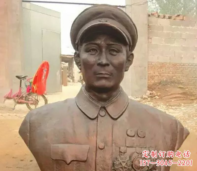 广东元帅名人胸像铜雕
